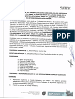 Acta de Instalacion Del Consejo Ciudadano para Los Canales de Televisión 25, 24 y 46