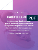 Caiet de Lucru Bebe Bun Venit PDF