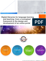 Digital Literacies For Language Learning and Teaching