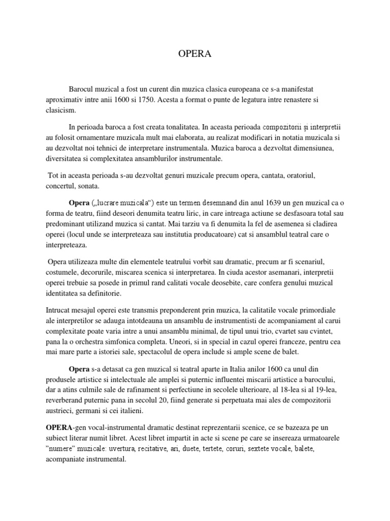 OPERA | PDF