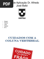 Apresentação Cuidados Com a Coluna Vertebral