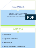 Autocad 2D: Wilson Villanueva Cruz Instructor Virtual Sena Wvillanueva4@Misena - Edu.Co