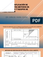 Campos de Aplicación de Los Diferentes Metodos