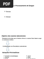 Coleta e Processamento de Sangue