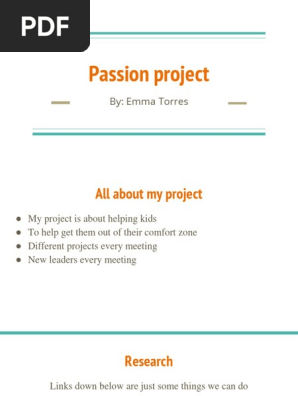 passion project 