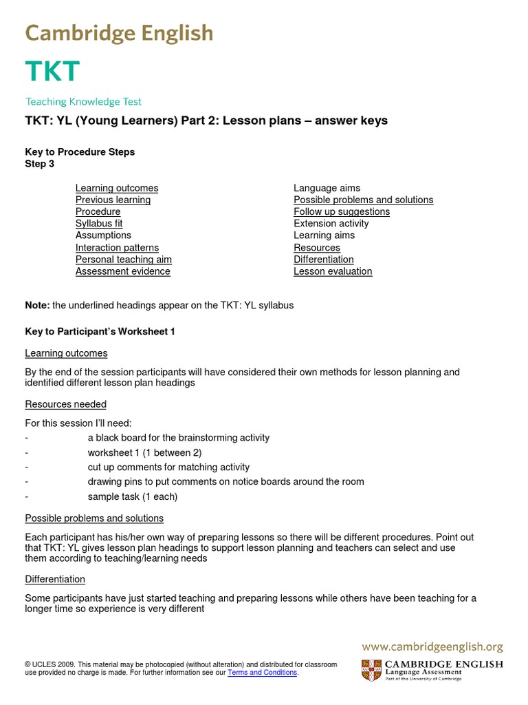 Session 4 Answer Key | PDF | Brainstorming | Lesson Plan