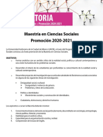 Convocatoria_maestría Ciencias Sociales