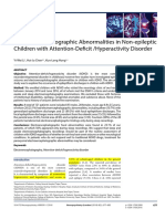 Electroencephalographic Abnormalities in Nonepileptic Children With Attentiondeficit Hyperactivity Disorder