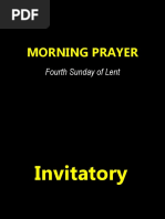 March 31 - Morning Prayer