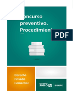 Concurso preventivo. Procedimiento