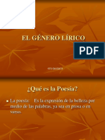 Del Género Lírico