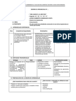 Sesión de Aprendizaje Mayusculas