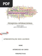 Aula Pesquisa Operacional 1