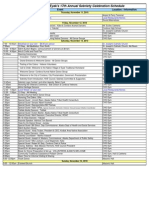 17th Annual Sobriety Schedule - 2010 FINAL