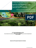 Especies Preocupacion Especial Honduras