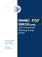 Enhancing Our Culture Anti-Harassment Working Group Report 5-30-19