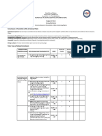 Template Budget of Work For Filipino Komunikasyon