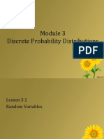 MODULE 7 Discrete Probability Distributions
