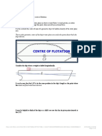 Effect of Adding Weight at The Center of Flotation