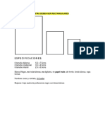 Especificaciones Fotografías