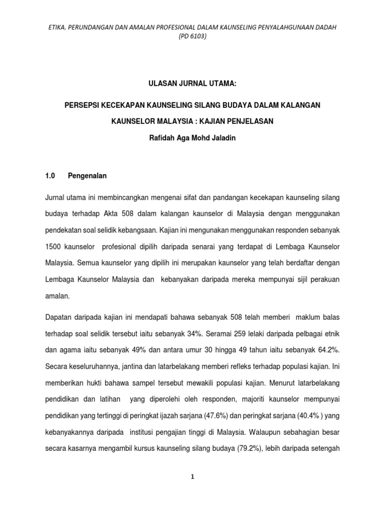 Ulasan Jurnal New Pdf