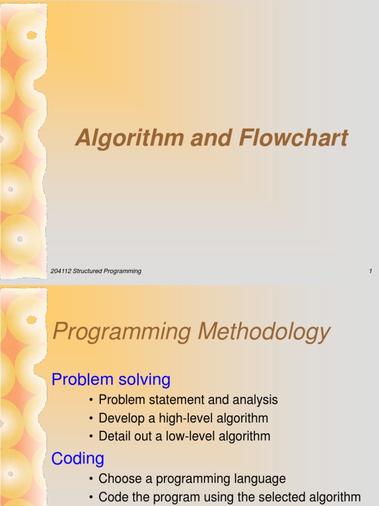 Algorithm Flowchart PDF | PDF | Computer Programming | Algorithms