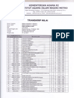 Transkip Nilai