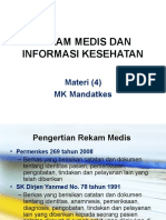 Rekam Medis Dan Informasi Kesehatan