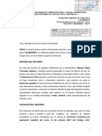 Casacion 4386 2015 Cajamarca Accion de Indemnizacion Por Daños y Perjuicios Proveniente de Relacion Laboral Prescribe a Los Diez 10 Años