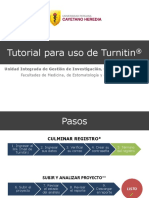 Tutorial para Uso de Turnitin