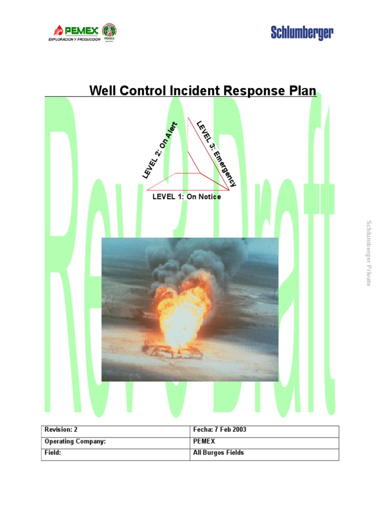 Well Control Incident Response Plan | PDF | Blowout (Well Drilling ...
