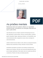 Fernando Gabeira - As Prisões Mentais
