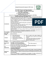 CPEC OFC Porject and Opportunities Course Contents and Details