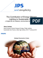 The Contribution of Energy Efficient Lighting To Sustainable Cities