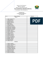 Attendance for Completion