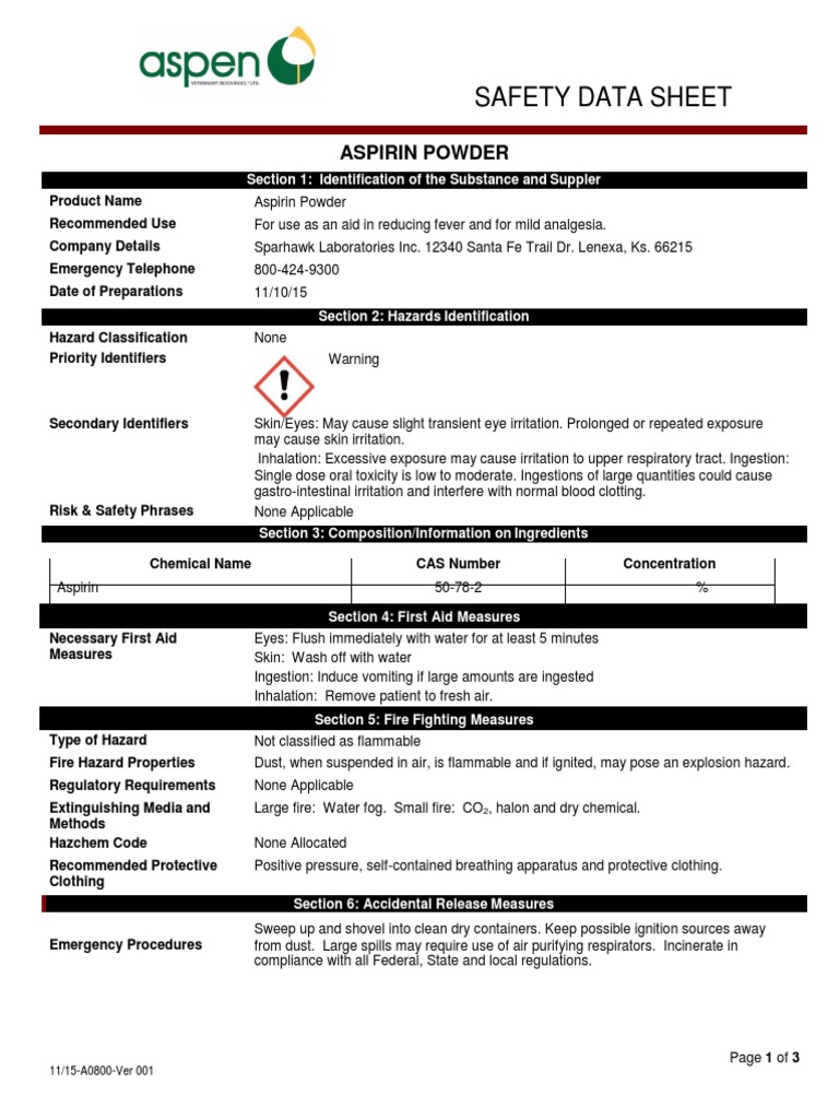 Acetylsalicylic Acid PDF Aspirin Toxicity