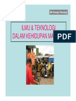 Materi Penunjang M5 KB4 Materi 2.1 - Dampak IPTEK Terhadap Kehidupan Manusia