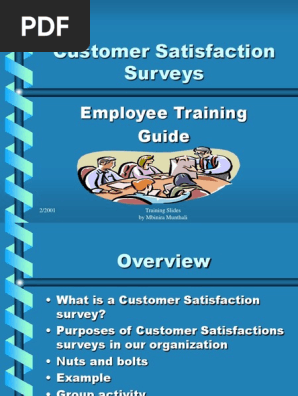 Customer Satisfaction Surveys