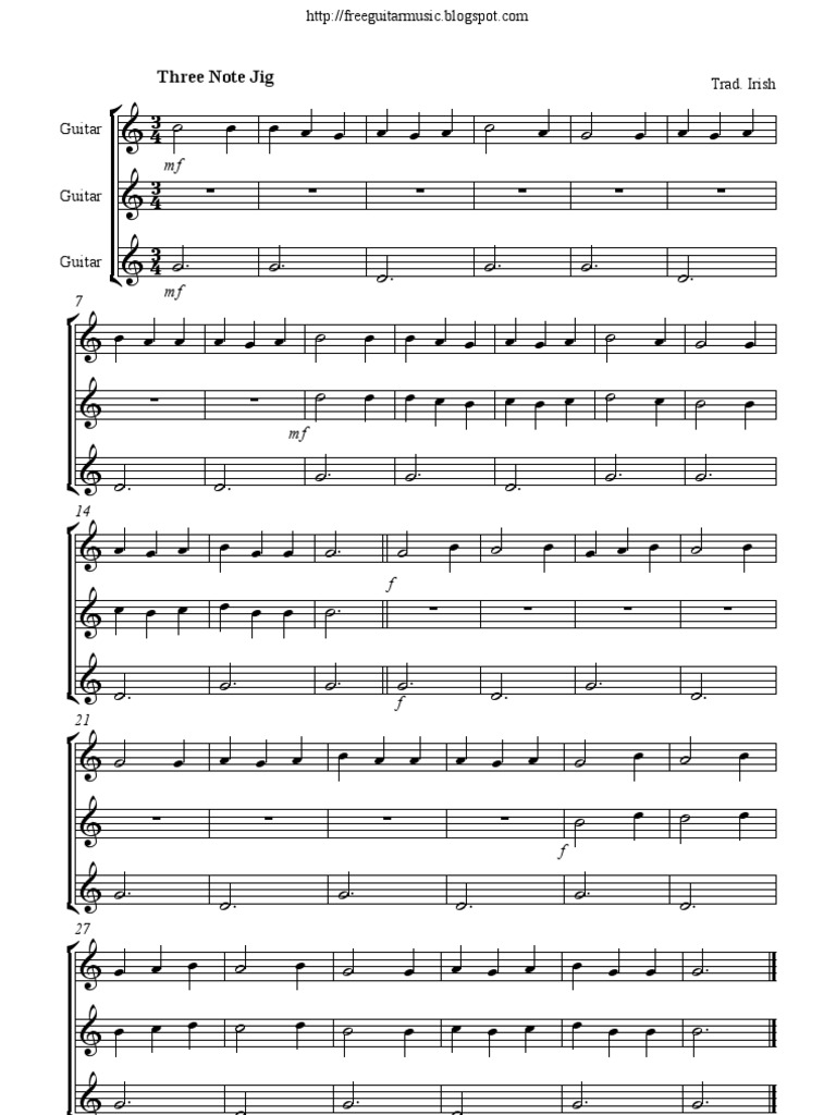 Three Note Trio | PDF