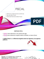 Déficit Fiscal Diapositivas