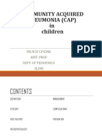 Pneumonia in Paediatrics