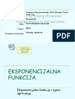 Eksponencijalna Funkcija I