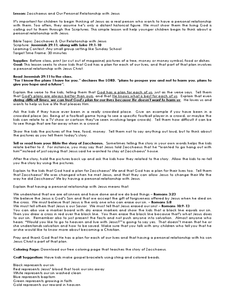 Personal Relationship With Jesus' PDF Epistle To The Romans Sin