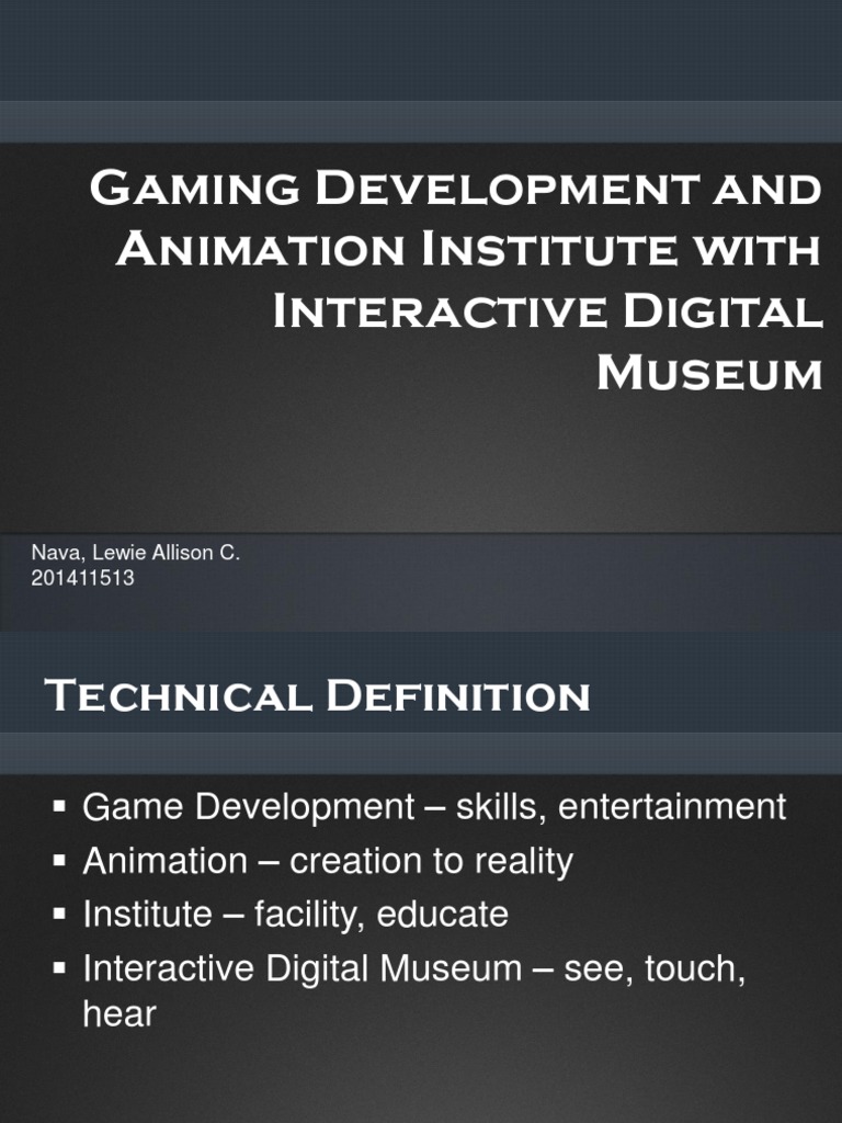 Interactive Gaming and Animation Institute | PDF | Social Science ...