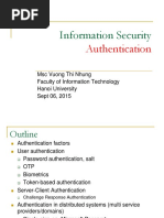 Information Security: Authentication