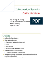 Information Security: Authentication