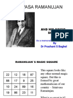 Ramanujan's Magic Square
