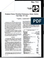 Peripheral Pattern Waterflood Performance Prediction