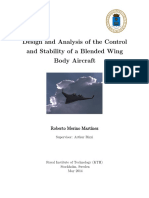 Design and Analysis of Blended Wing Body Aircraft Control