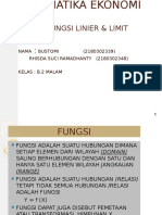 FUNGSI LINIER